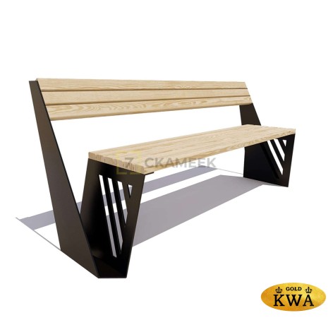 Скамейка уличная «Бульвар» (ангарская сосна 1,8,30х60)