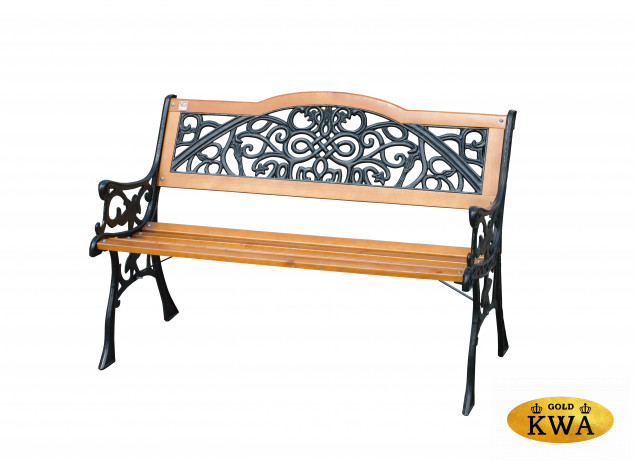 Скамейка чугунная Арабеска, Роза, Жардин, Лилия, Венеция