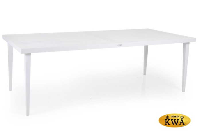 4096-0120-50-71 Sottenville на 8 персон Комплект обеденной мебели белый/серый, алюминий/текстилен