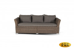 Капучино лаунж-зона из искусственного ротанга, цвет коричневый