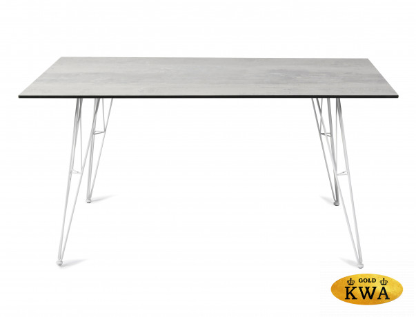Руссо обеденный стол из HPL 150х80см, цвет светло-серый