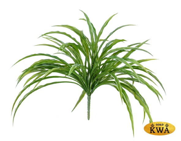 Трава куст Ванилла Грасс бело-зелёная в-20 см (пластик) 12/96