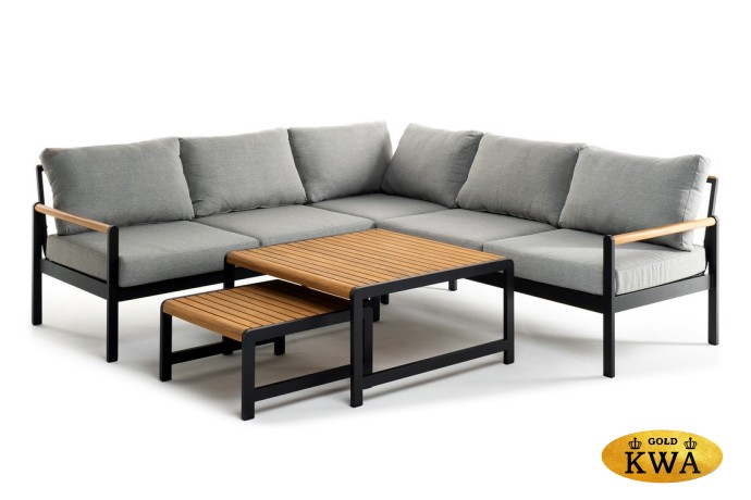 Лаунж зона из алюминия MAYA темно-серый графит Joygarden