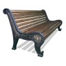 Скамейка чугунная «Патриот» (1.5 м ангарская сосна)