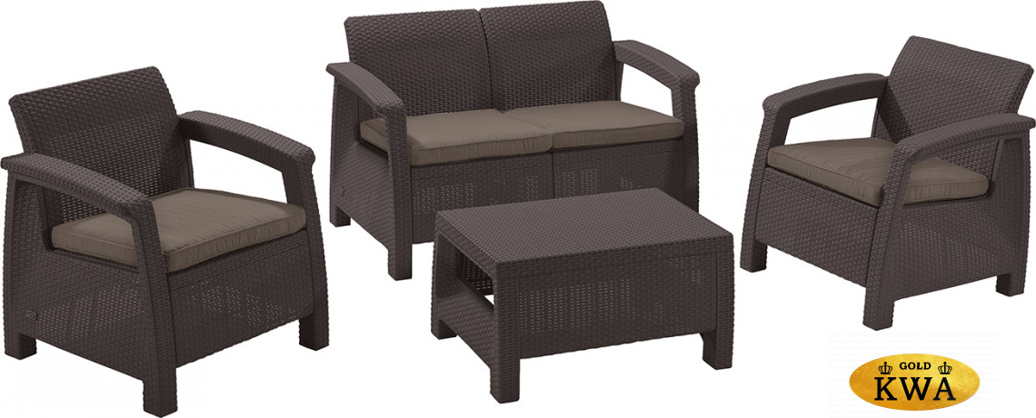 Комплект пластиковой мебели Corfu set