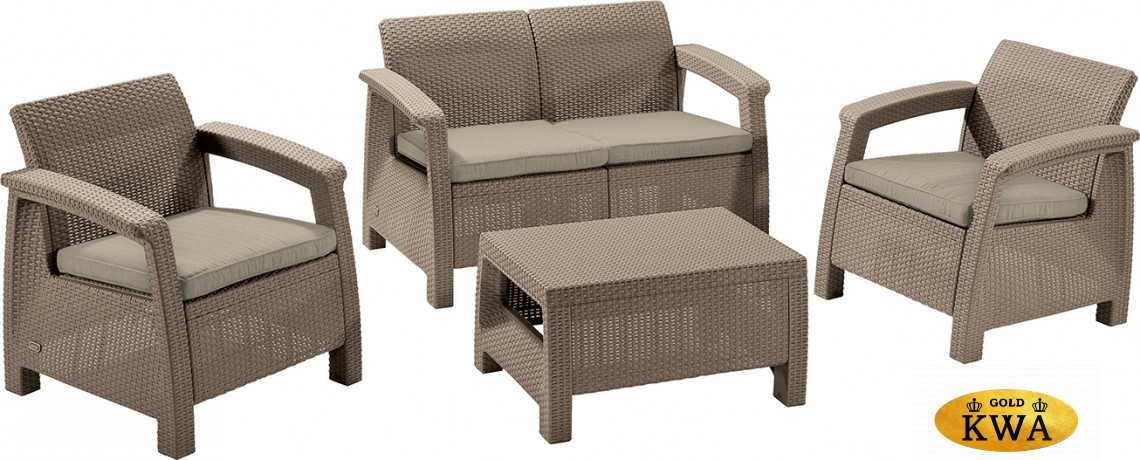 Комплект пластиковой мебели Corfu set