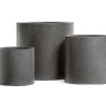 Кашпо TREEZ Effectory Beton Цилиндр Тёмно-серый бетон в-51 см, д-53 см