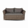 Капучино Дабл лаунж-зона из искусственного ротанга, цвет коричневый