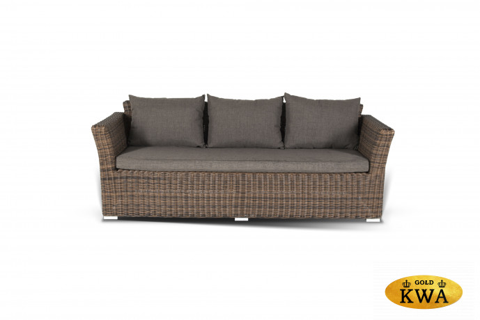 Капучино Дабл лаунж-зона из искусственного ротанга, цвет коричневый