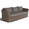 Капучино Дабл лаунж-зона из искусственного ротанга, цвет коричневый
