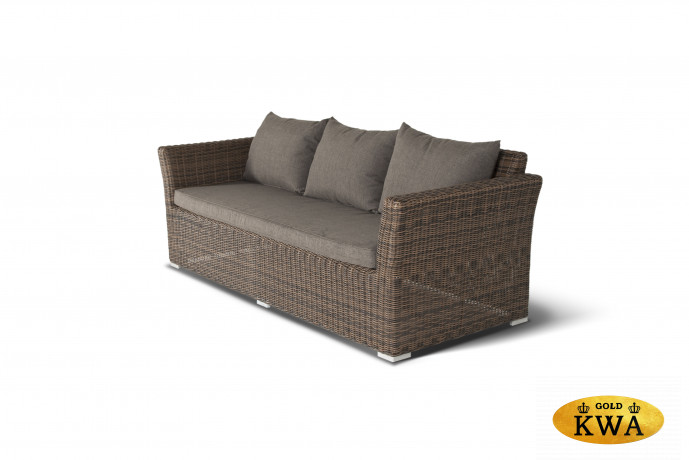 Капучино Дабл лаунж-зона из искусственного ротанга, цвет коричневый