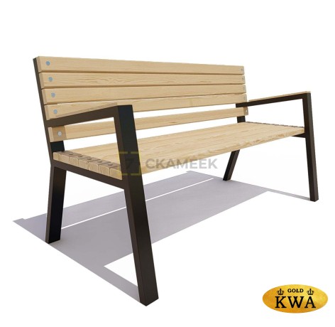 Садово-парковая скамейка «Гамбург» (ангарская сосна 2,0,30х60)