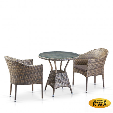 Комплект плетеной мебели T705ANT/Y350G-W1289 2Pcs Pale