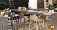 Стул пластиковый барный