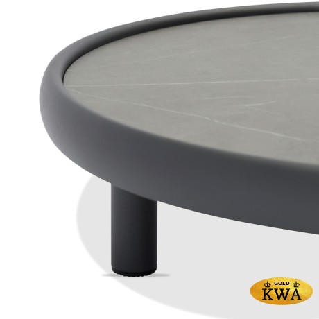 Gotland Комплект лаунж мебели антрацит/серый, алюминий/тик