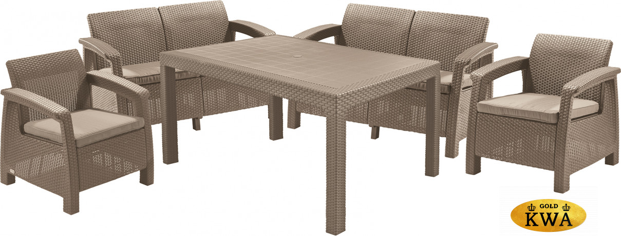 Комплект пластиковой мебели Corfu fiesta set