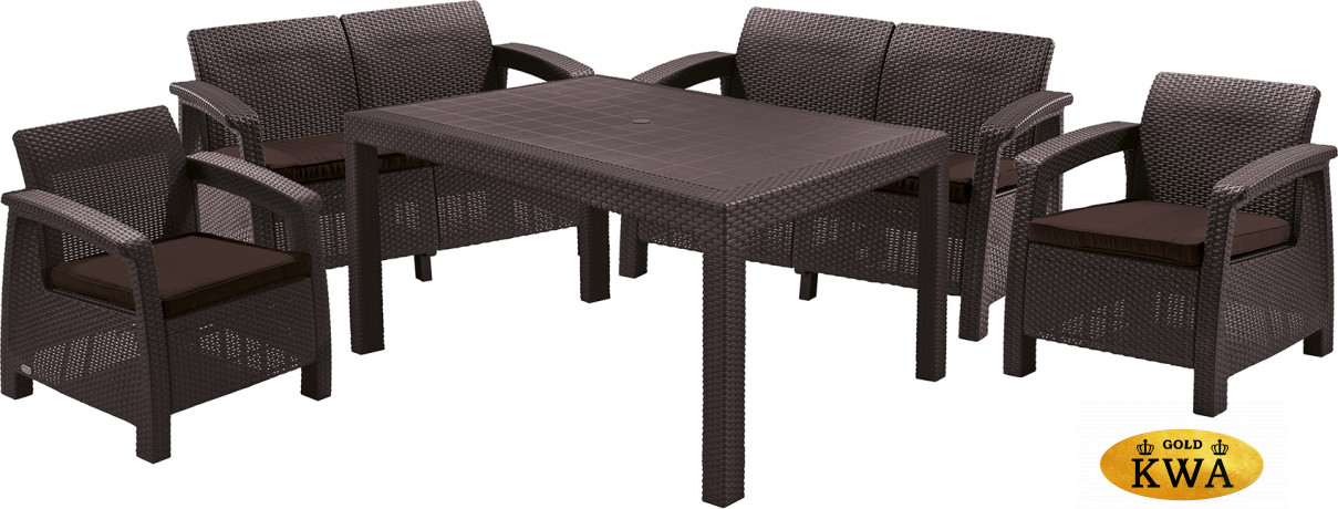 Комплект пластиковой мебели Corfu fiesta set