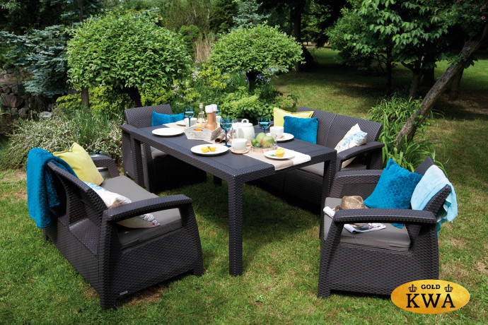 Комплект пластиковой мебели Corfu fiesta set