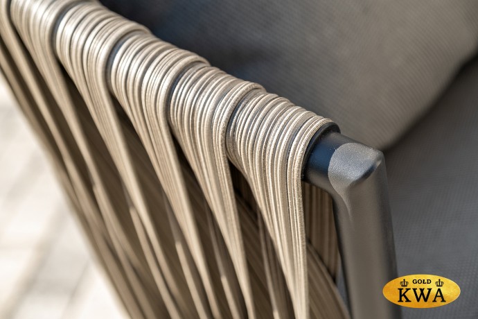 "Флоренция" лаунж-зона из искусственного ротанга, цвет графит