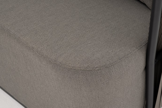 "Флоренция" лаунж-зона из искусственного ротанга, цвет графит (К)