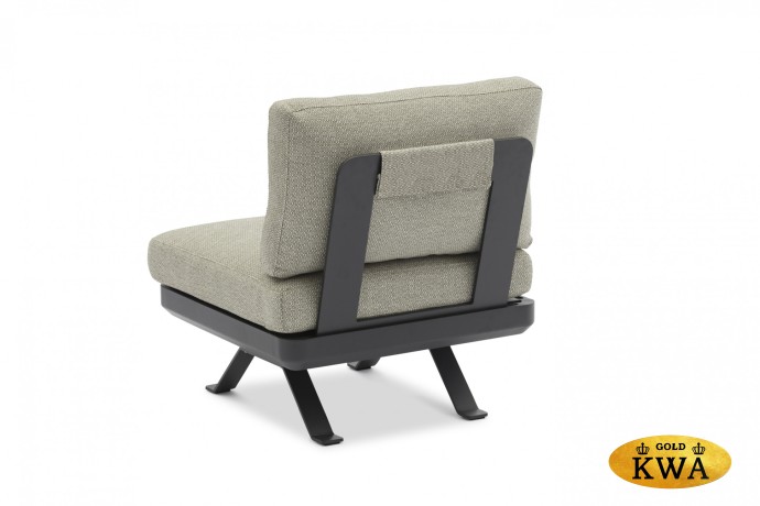 Lund Диван антрацит/серый, алюминий