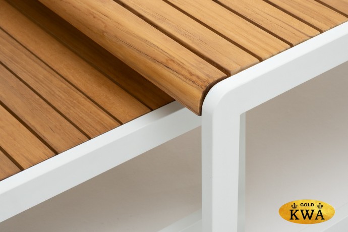 Лаунж зона из алюминия MAYA XL белая Joygarden