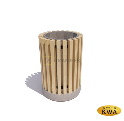 Урна с бетонным основанием «Сквер»