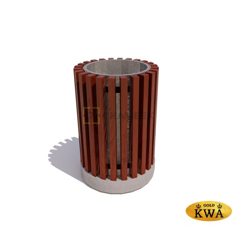 Урна с бетонным основанием «Сквер»