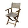Стул из акации CALISTO складной с подлокотниками  Joygarden