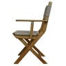 Стул из акации CALISTO складной с подлокотниками  Joygarden