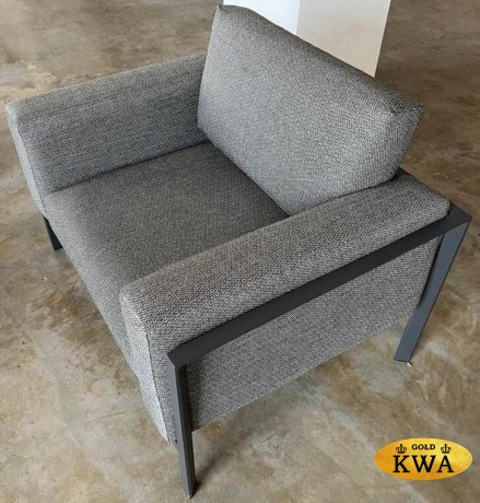 Stockholm Диван антрацит/серый, алюминий