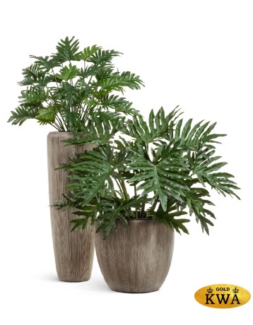 Кашпо TREEZ Effectory Wow Конус-Чаша Капучино в-37 см, д-39 см