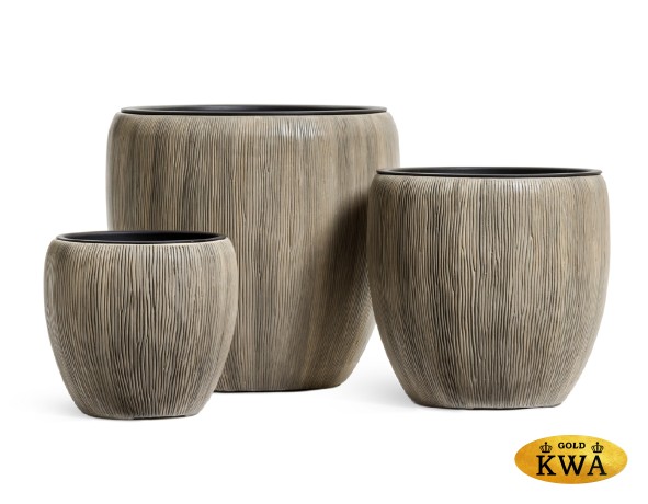 Кашпо TREEZ Effectory Wow Конус-Чаша Капучино в-37 см, д-39 см