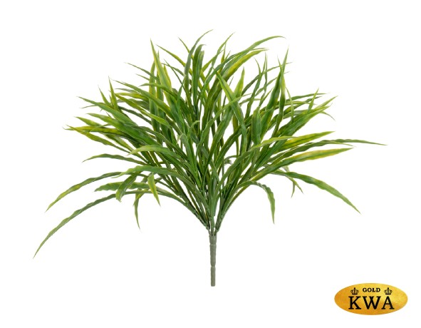 Трава Ванилла Грасс зеленая большой куст (пластик) в-27 см 12/120