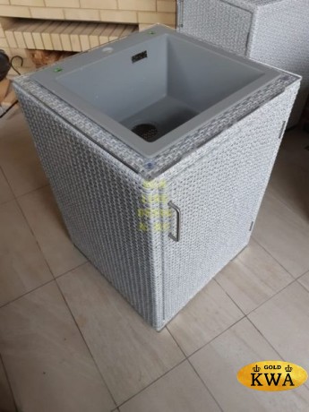 Уличная модульная кухня из искусственного ротанга Louisiana