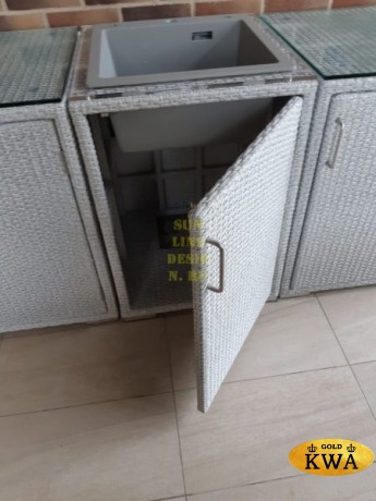 Уличная модульная кухня из искусственного ротанга Louisiana