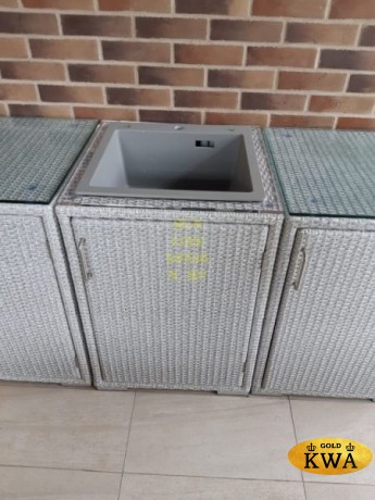 Уличная модульная кухня из искусственного ротанга Louisiana