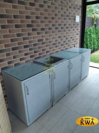 Уличная модульная кухня из искусственного ротанга Louisiana