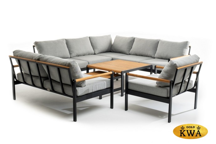 Лаунж зона из алюминия MAYA XL темный графит Joygarden