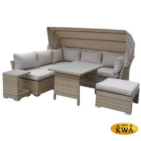 Комплект плетеной мебели с диваном AFM-320B-T320 Brown