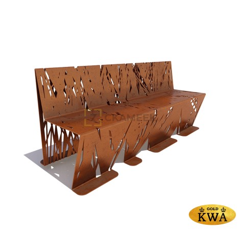 Скамейка «Осень» без подлокотников