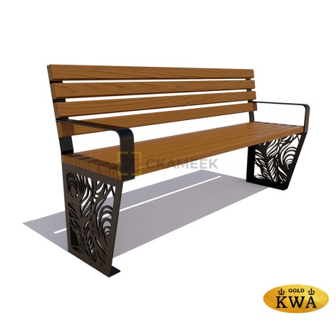 Скамейка «Павлин» (1,8 ангарская сосна, 40х60)