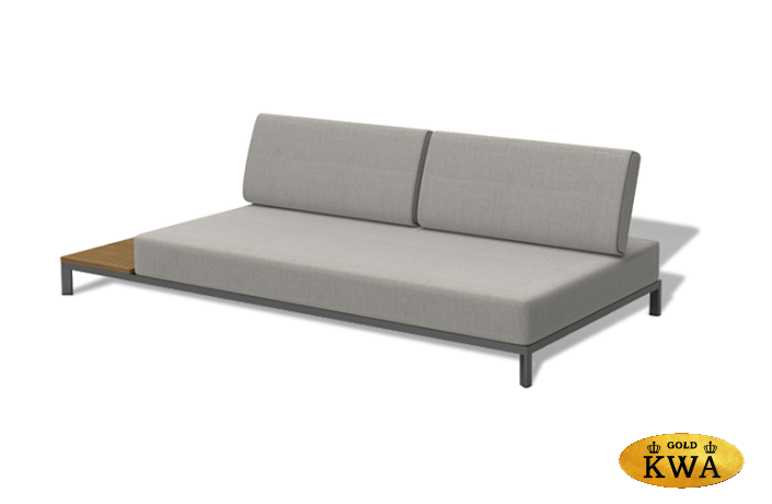 "Амальфи" модуль диванный правый, каркас из алюминия