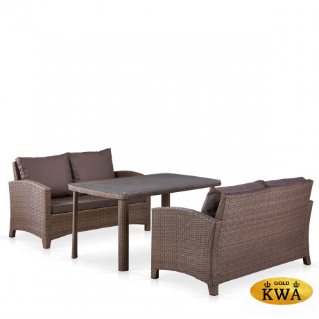 Комплект плетеной мебели T51A/S58A-W773 Brown