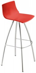 Стул полубарный пластиковый
