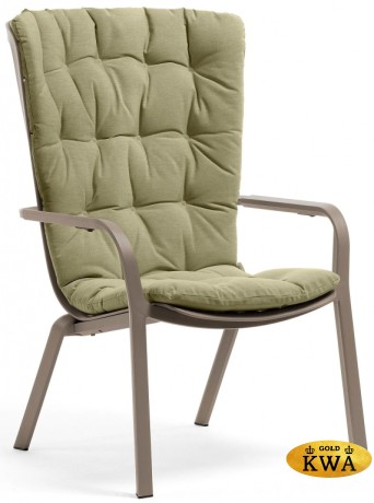 Лаунж-кресло пластиковое с подушкой Nardi Folio