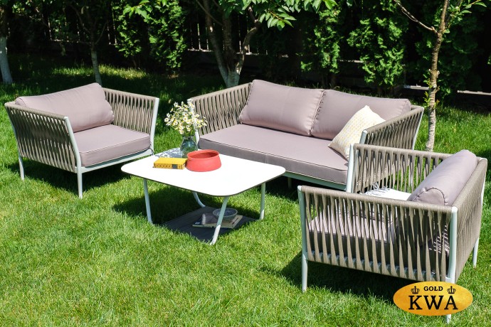 "Касабланка" кресло плетеное из роупа (веревки)