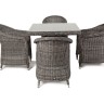 "Фредо" обеденная группа плетеная, цвет графит