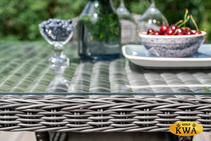 "Фредо" обеденная группа плетеная, цвет графит