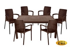 Комплект мебели Tweet BALI Set, коричневый
